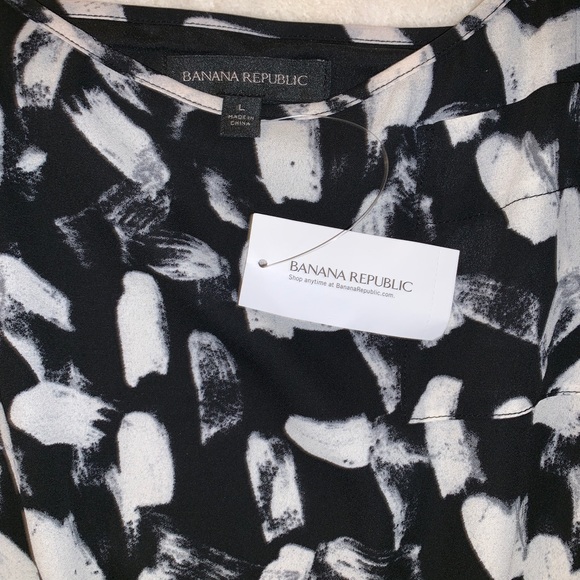 Banana Republic Print Ruffle Dress - Picture 3 of 5